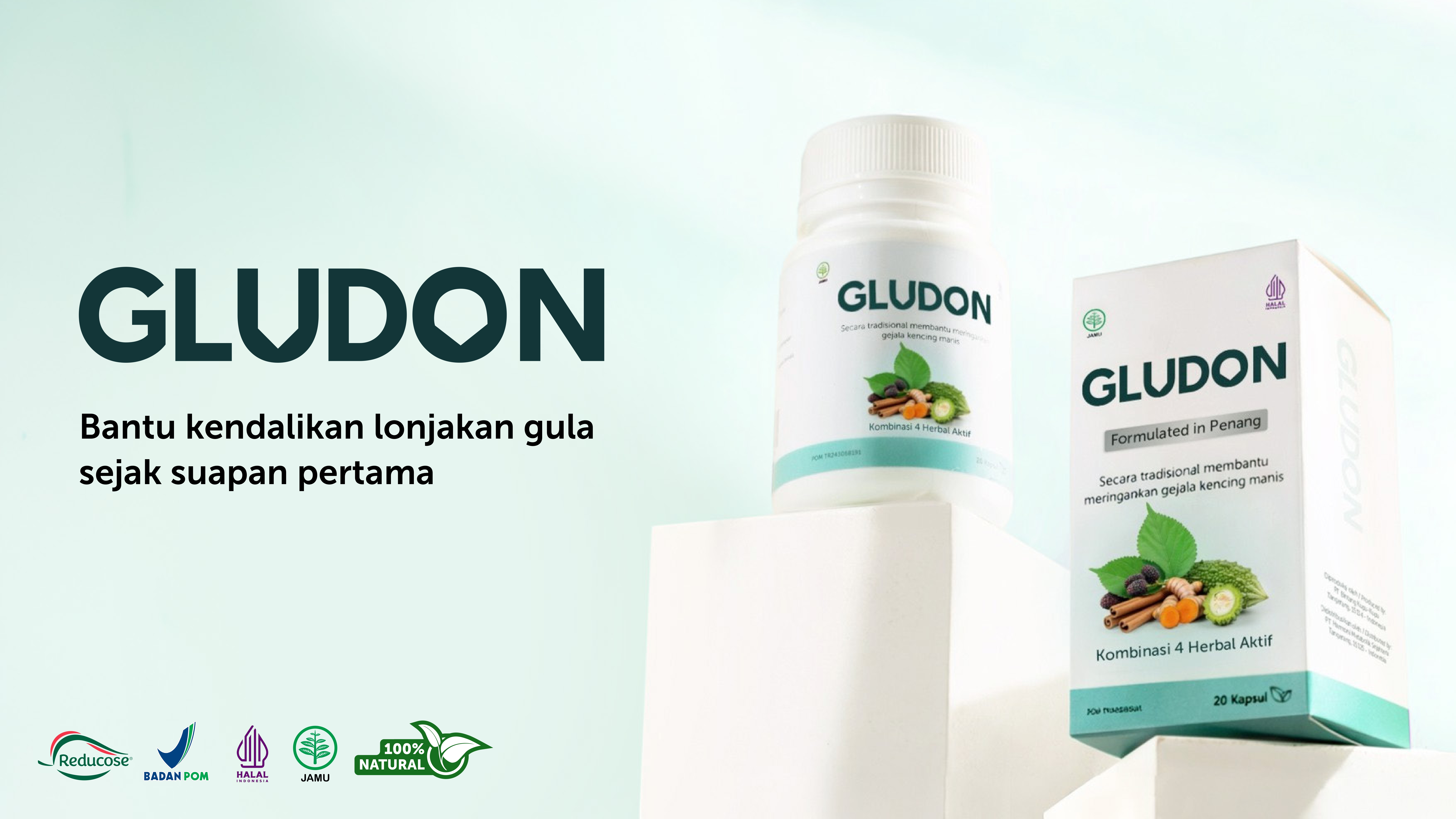 Kemasan produk Gludon